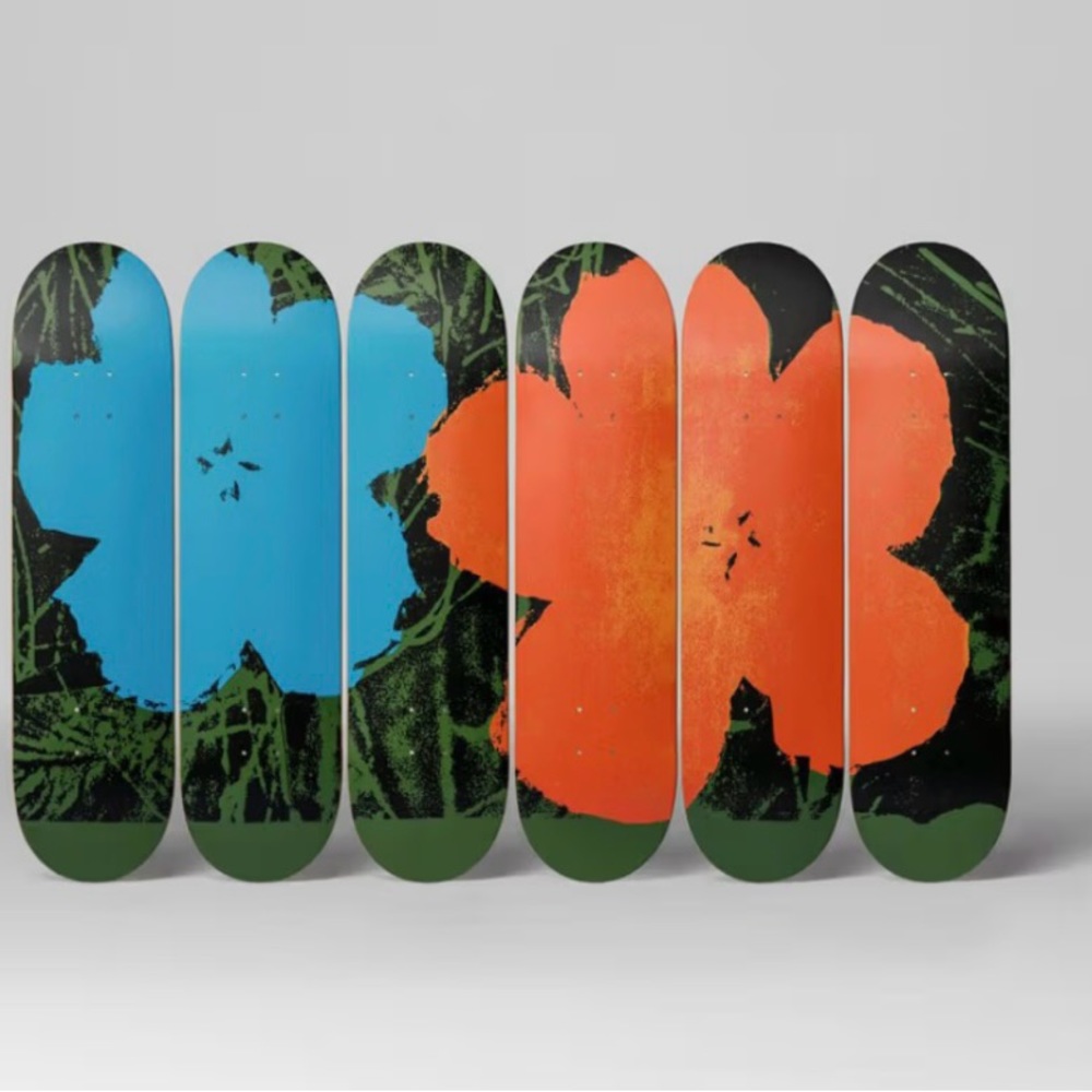 $6000 Andy Warhol x Skateroom flowers limited edition. Read description